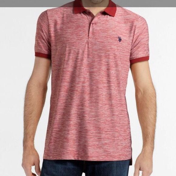 U.S. Polo Assn. Men's Space dye  Polo Shirt NWT - Picture 1 of 6